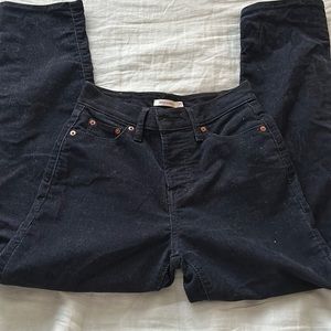 Levi’s wedgie straight corduroy jeans